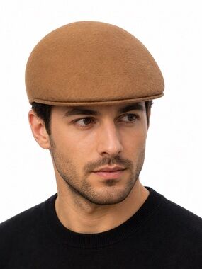 Vintage Kangol "Carrimac" Wool Flat Cap – Made in Great Britain Size M